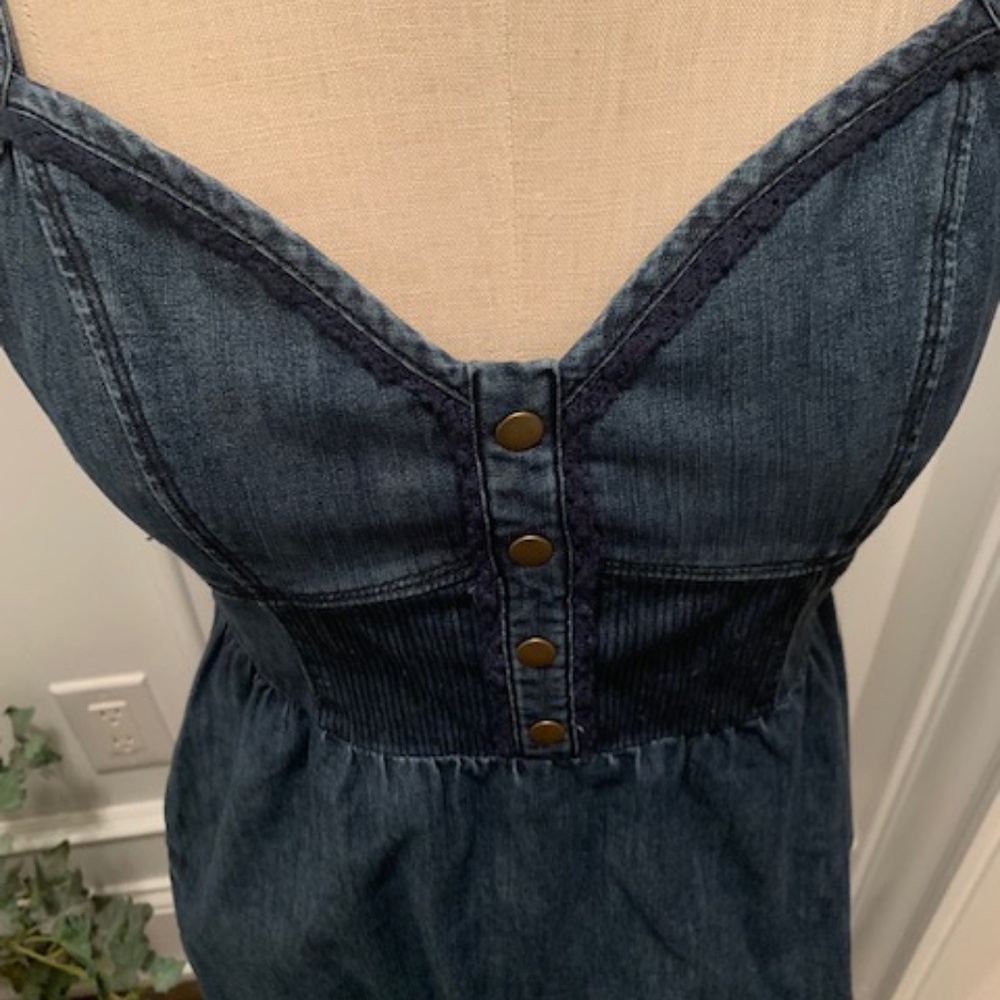 Boutique Denim Bustier Top - Picture 5 of 8